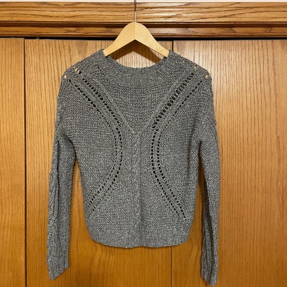 Vince Marled Grey Hand-Knit Sweater - Picture 3 of 14